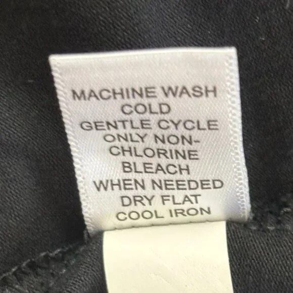 Banana Republic Stretch Top with Puff‎ Sleeves - Black - Size L - Picture 8 of 9